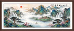 中堂山水风景装饰画