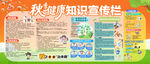 秋季健康知识宣传栏