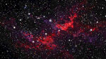 暗红色高清星空