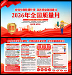 2026年全国质量月主题海报