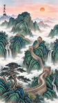 长城玄关装饰画