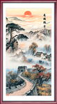 竖幅长城