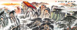 江山如画国画