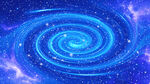 蓝色宇宙星空背景
