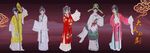 传统戏曲人物精美服饰展示