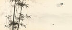 宋氏古风古典水墨竹子背景
