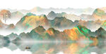 水墨山水意境图
