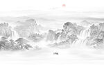 国画水墨画