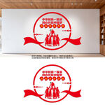 民族团结文化墙