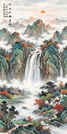 玄关山水画