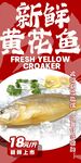 新鲜黄花鱼