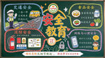 校园安全教育黑板报
