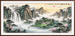 大厅山水画