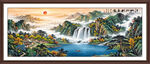经理办公室山水画