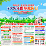 国际减灾日展板