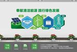 绿色清洁能源文化墙