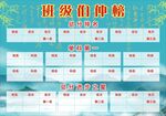 班级伯仲榜
