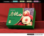 冬桃礼盒 桃子包装