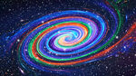 彩色星空旋涡