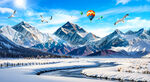 雪山