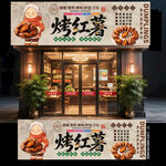 烤红薯门头