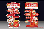 2027羊年指示牌