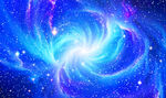 蓝色梦幻星空