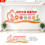孕妇学校文化墙