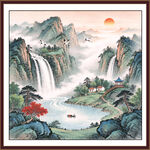 山水国画
