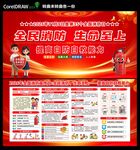 全国消防宣传月展板图片