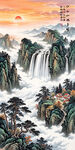 玄关山水画