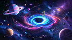 星空宇宙太空星球旋涡星系