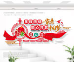 民族团结一家亲同心共筑文化墙