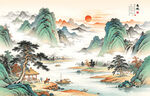 千里江山图