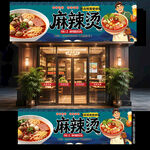 麻辣烫门头