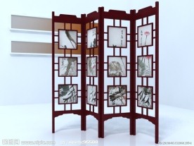 中式屏风