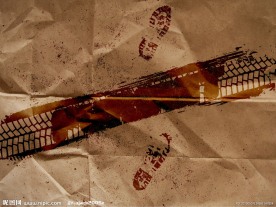 轮胎印矢量素材