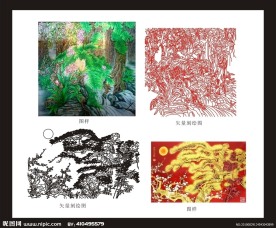 艺术玻璃（矢量刻画）