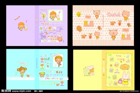 韩国卡通可爱本本封面
