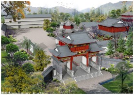 古建景观效果图