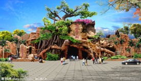 风景区生态景观大门