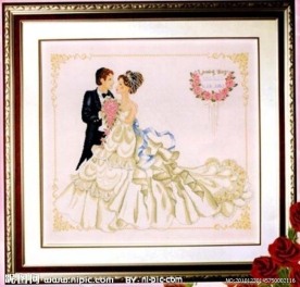 十字绣源文件 结婚纪念日 图纸