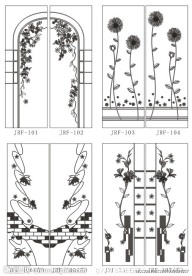 艺术玻璃 移门图案