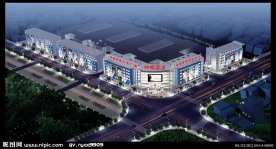 家居卖场鸟瞰图