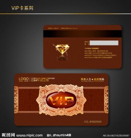 VIP卡模板