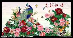 花开富贵 牡丹花