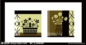 装饰画 花瓶