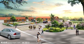 私家庭院景观效果图