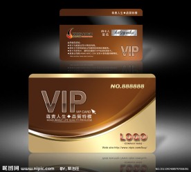 VIP 尊贵大气酒店VIP卡