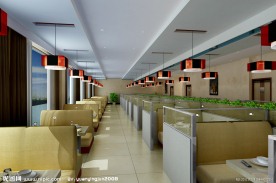 餐厅（包含所有灯光及材质 贴图及光域网）